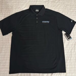 Nike Golf Men’s Dri-Fit Black Polo Shirt sz XL